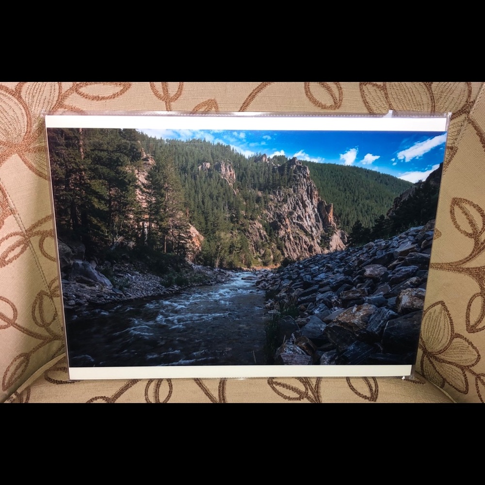 Estes Park, Colorado 10x15” shadow print